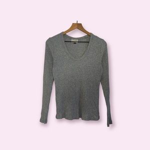 Target Universal Thread long sleeve cotton ribbed top